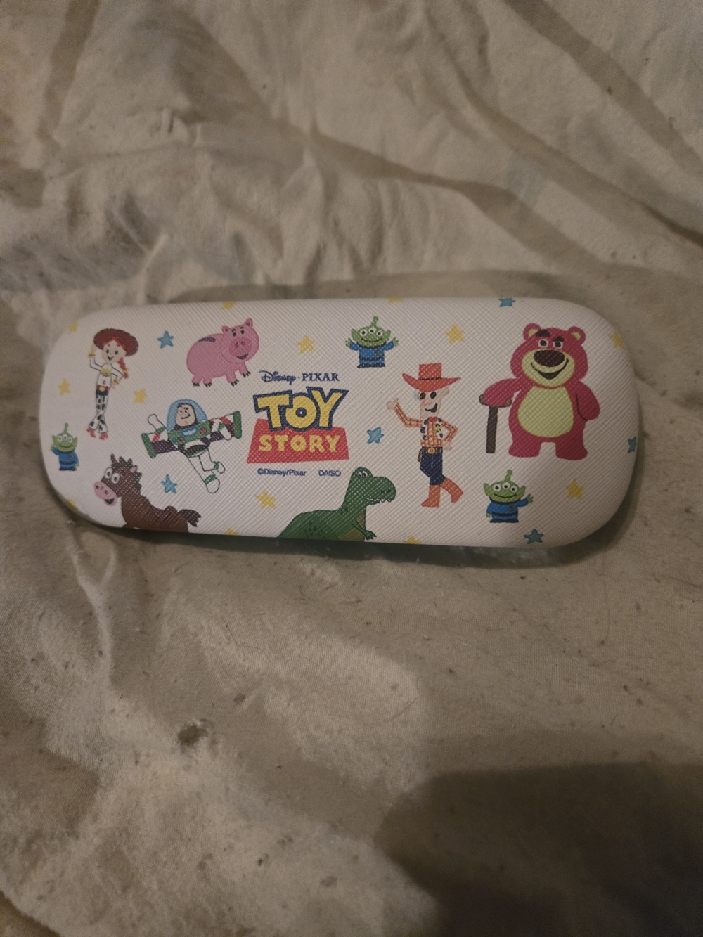Disney Toy Story White Kids Character Glasses Case